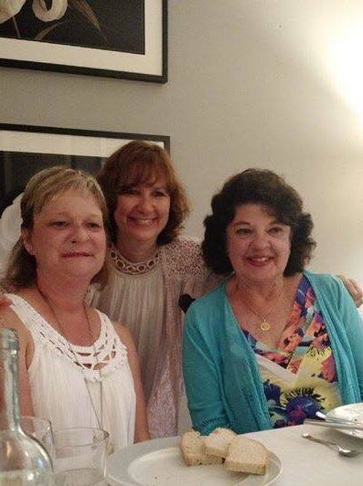 tina, sherry, and i at the dress-up dinner 2 tina, sherry, and i at the dress-up dinner 2