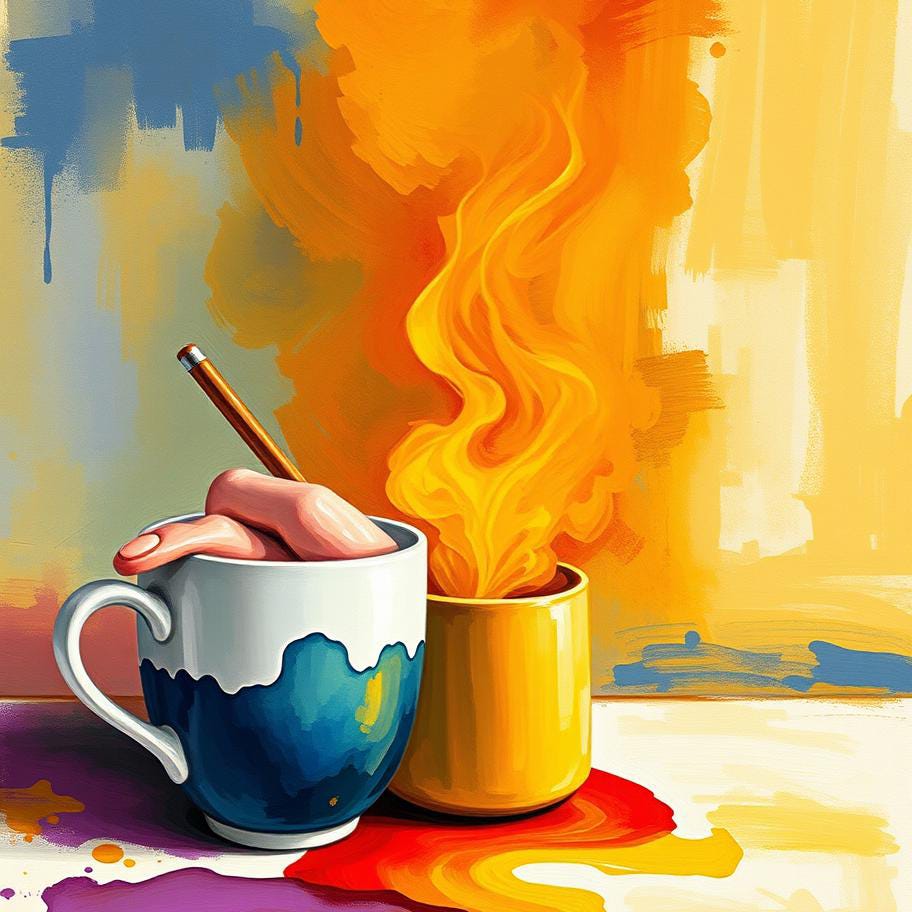 Chá das três Substack