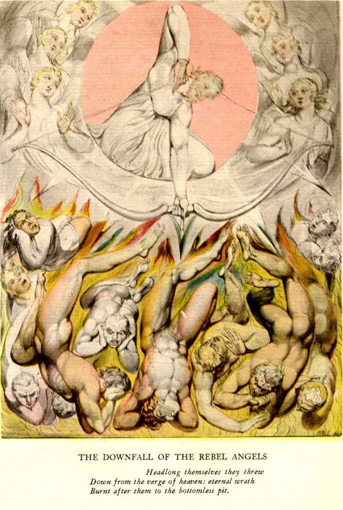 Rebel Angels ejected from Heaven Rebel Angels ejected from Heaven