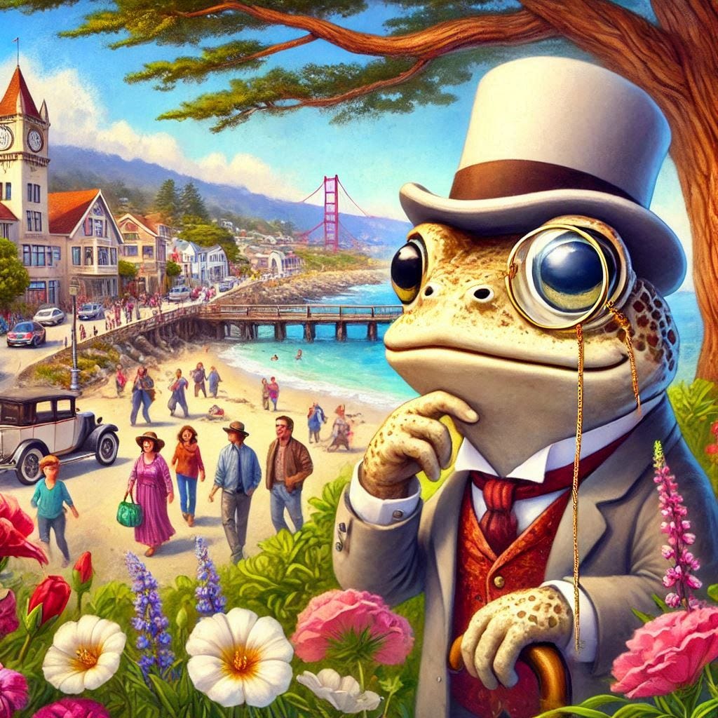 mr. toad in monterey, California