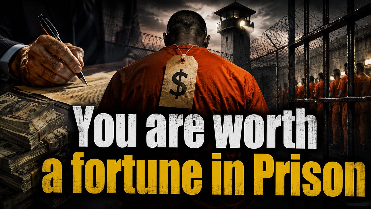 You Are Worth a Fortune IN PRISON [Prison Profits Part 1]