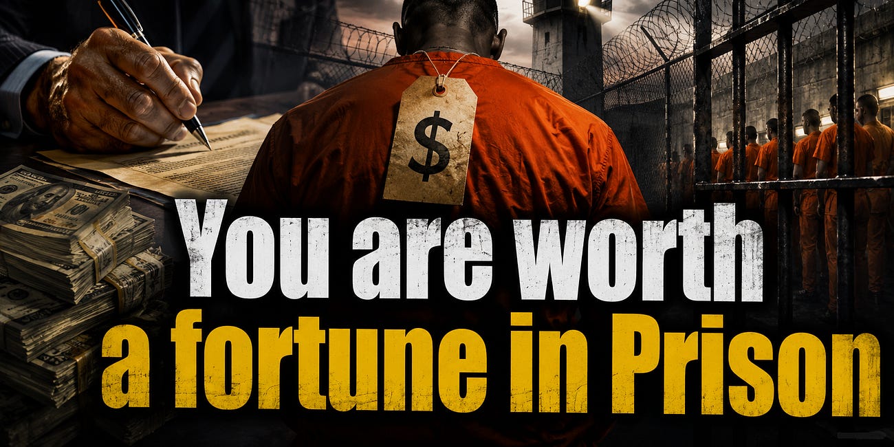 You Are Worth a Fortune IN PRISON [Prison Profits Part 1]