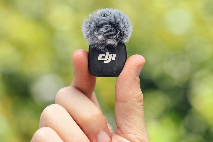 DJI Mic 3 wireless microphone system