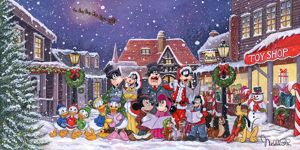 A Snowy Christmas Carol - Disney Limited Edition By Michelle St. Laurent –  Disney Art On Main Street