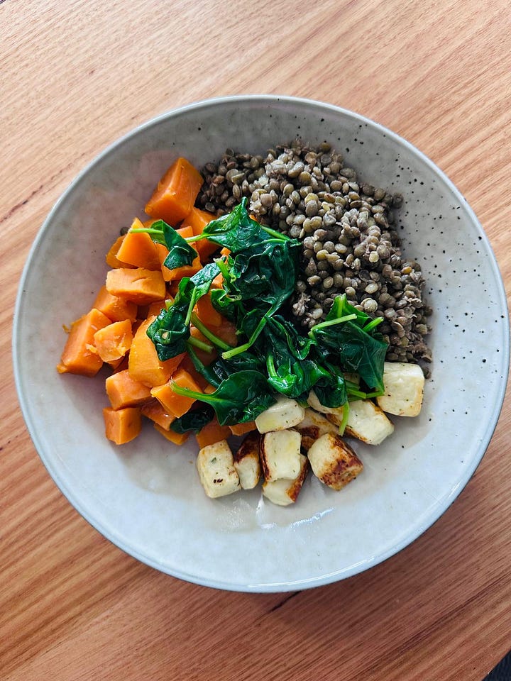 Vegetarian, healthy meals for muscle growth