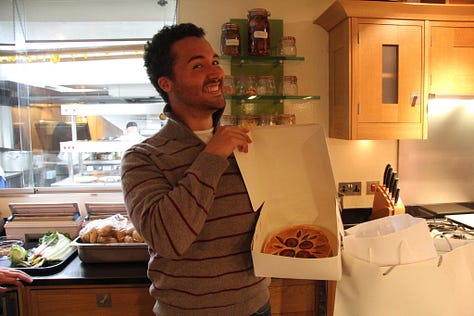 A much younger, fitter me at Le Manoir, August 2011.