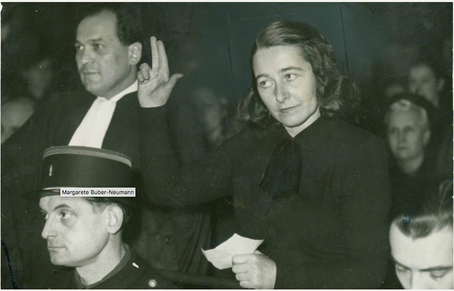 Margarete Buber-Neumann, procèes de l'affaire Kravchenko, 1949 Margarete Buber-Neumann, procèes de l'affaire Kravchenko, 1949