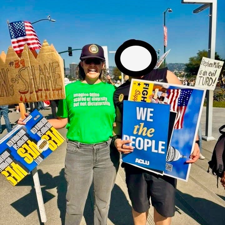 Photo of me at the All Kings March on 10/18/25