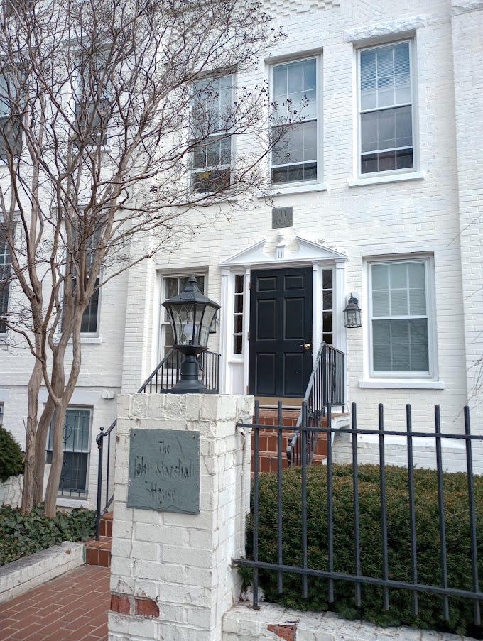 White townhouse White townhouse