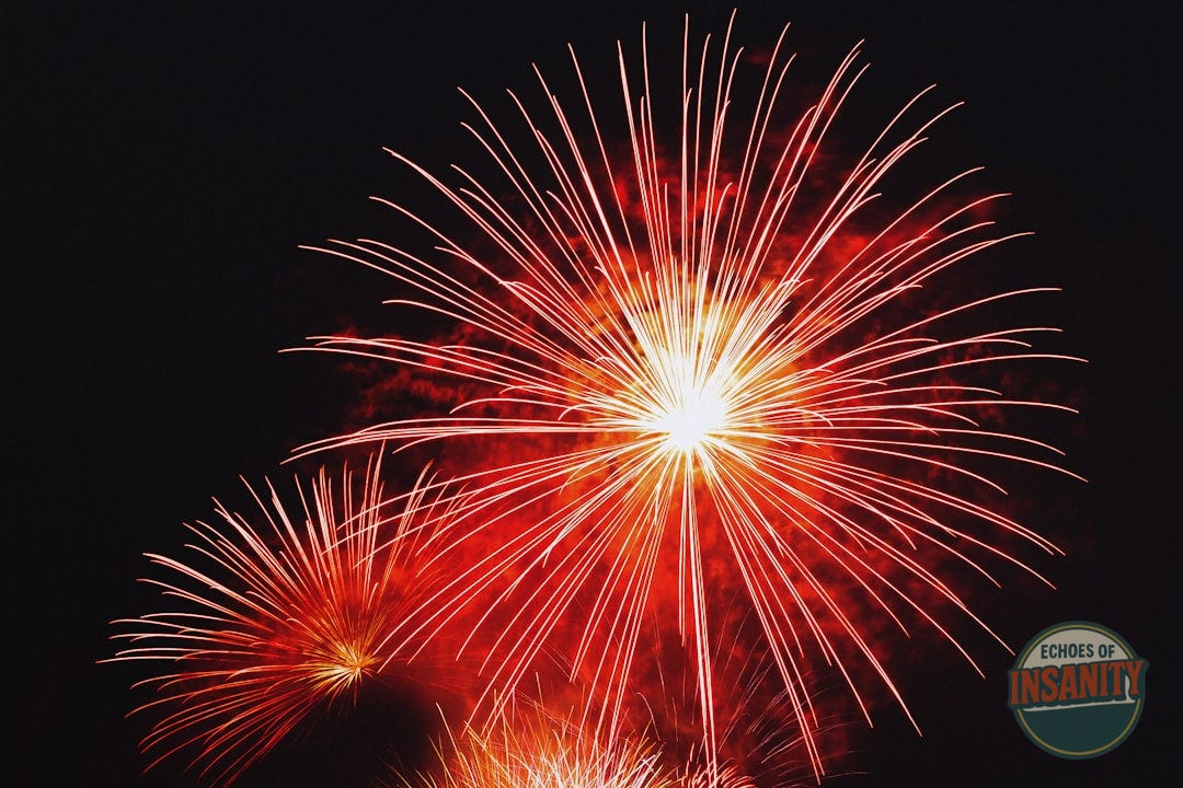 red and yellow fireworks during nighttime