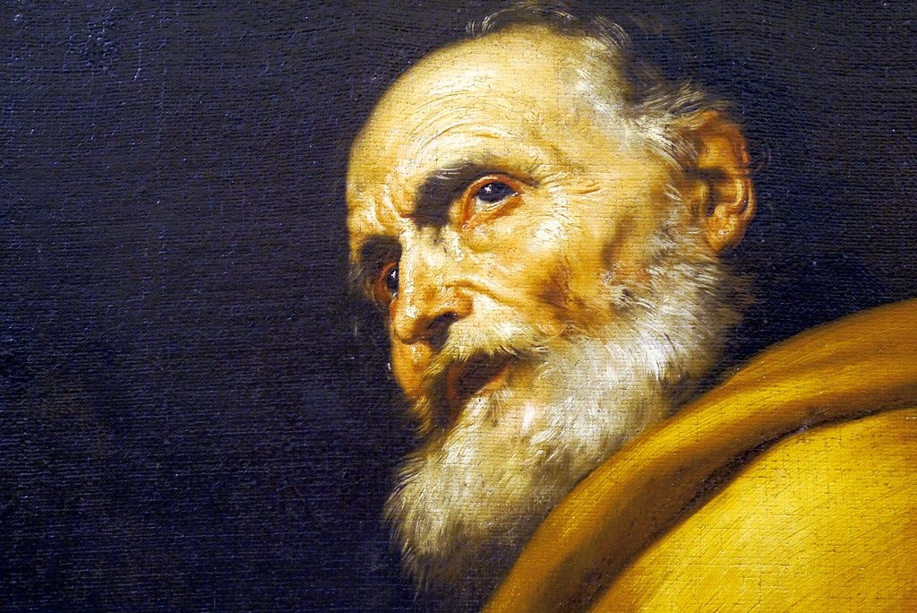 Saint Peter in Penance, by José de Ribera