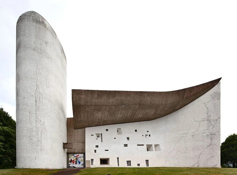 Capilla Notre Dame du Haut de Le Corbusier