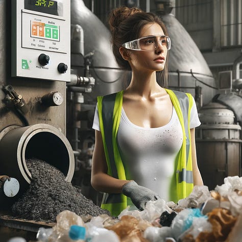 Environmentally Friendly Catalytic Depolymerization Focusing on Managing Plastic Waste at Source