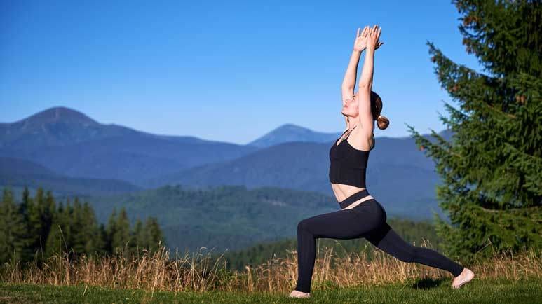 walking yoga