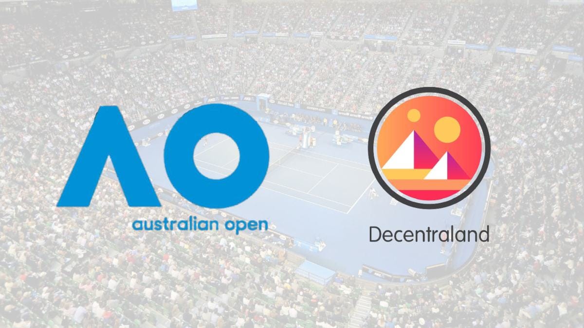 Australian Open joins metaverse in collaboration with Decentraland