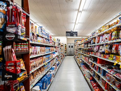 Various photos of the essential elements of small town life