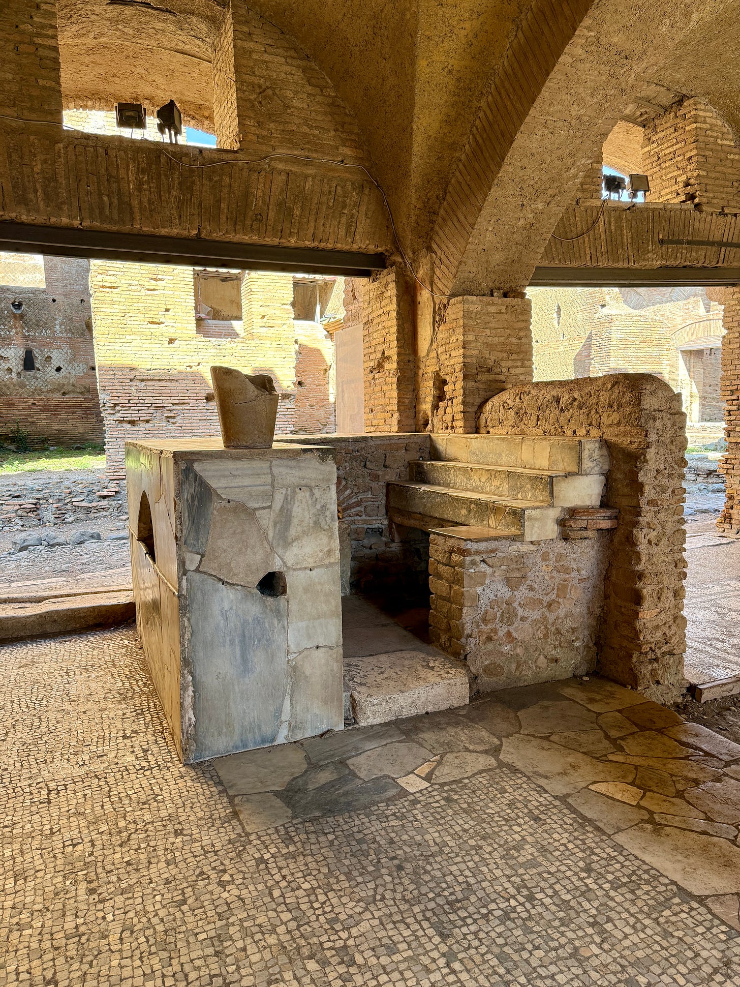 Quick serve restaurant at Ostia Antica