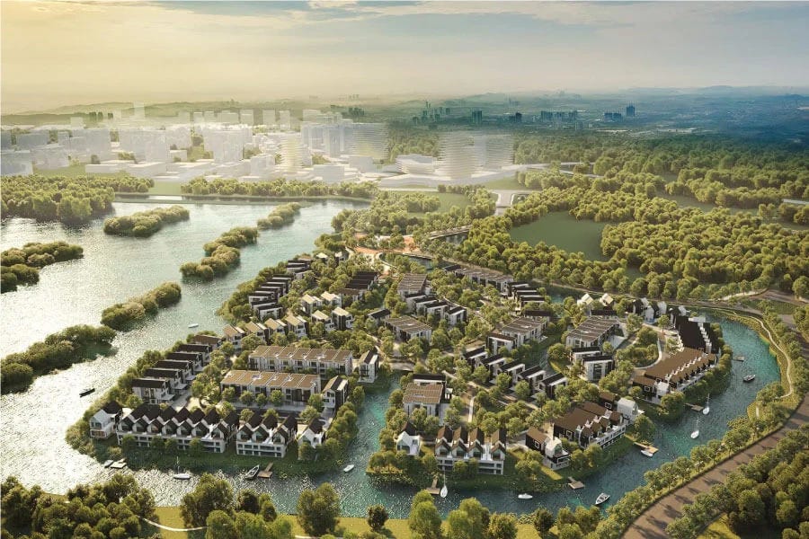 gamuda cove waterfront estates now wetland estate