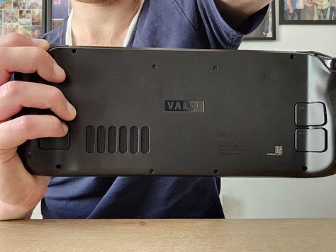 Visual overview of the Steam Deck