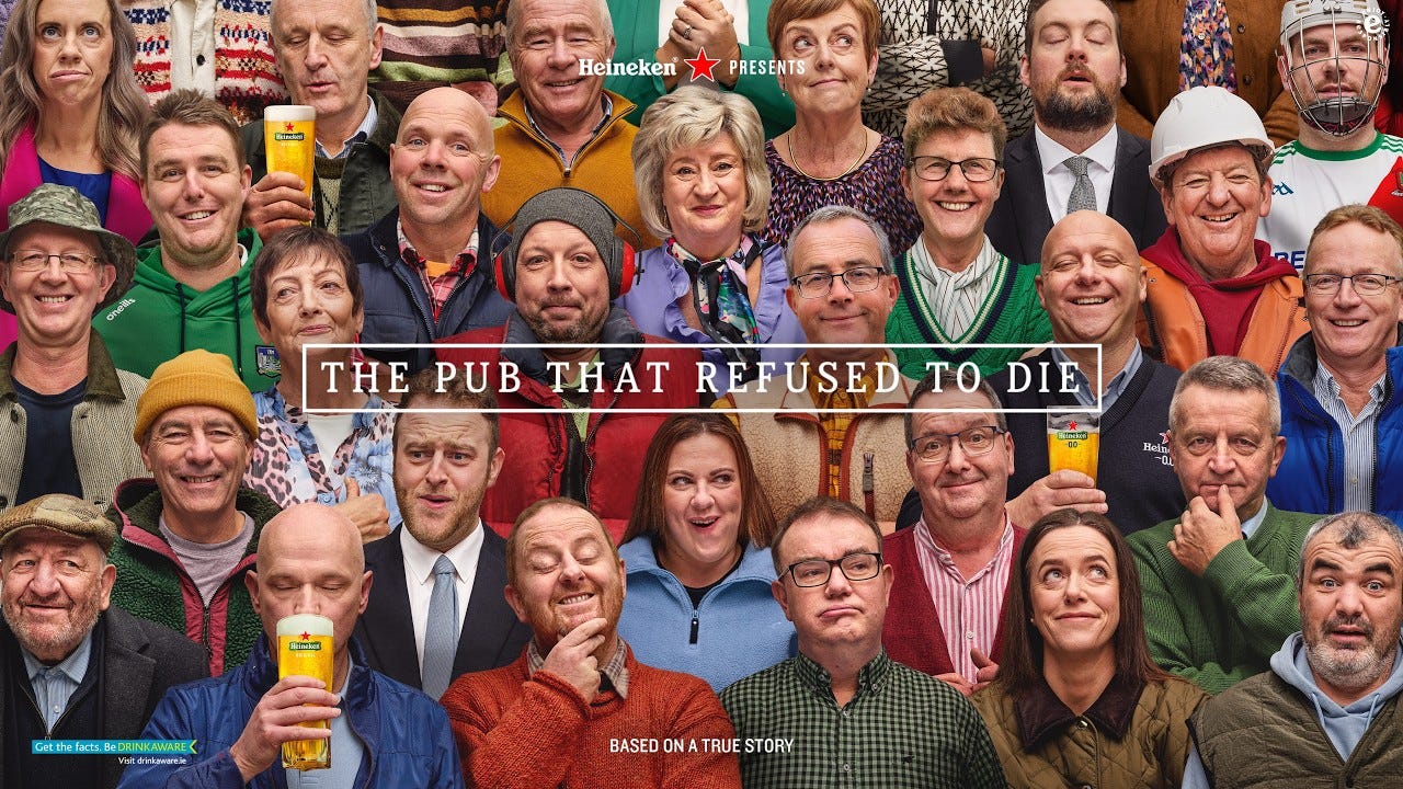 Heineken looks to preserve Irish pub culture with documentary | Marketing Dive Heineken looks to preserve Irish pub culture with documentary | Marketing Dive