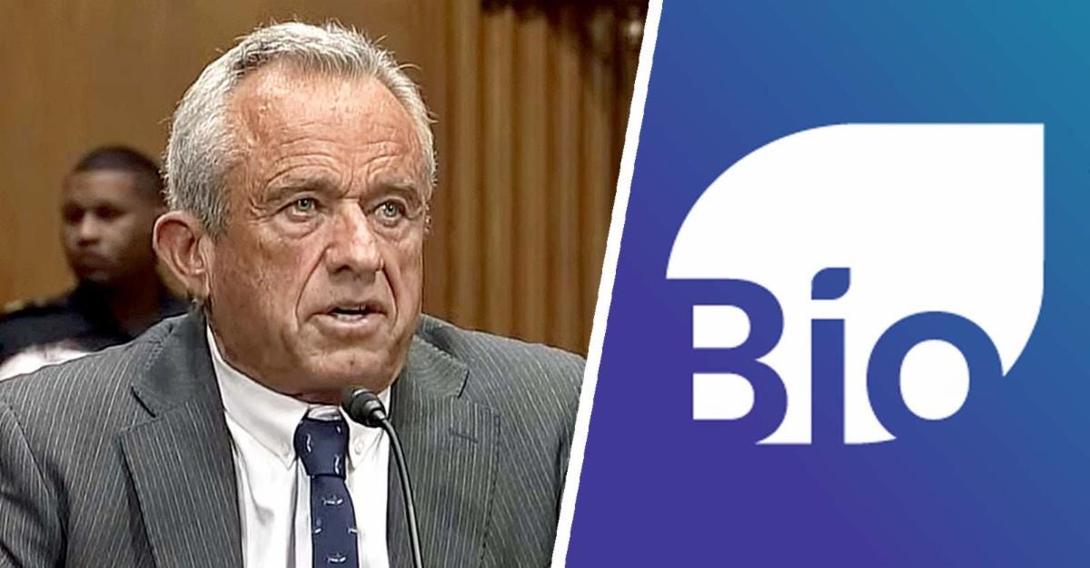 RFK JR AND BIO LOGO