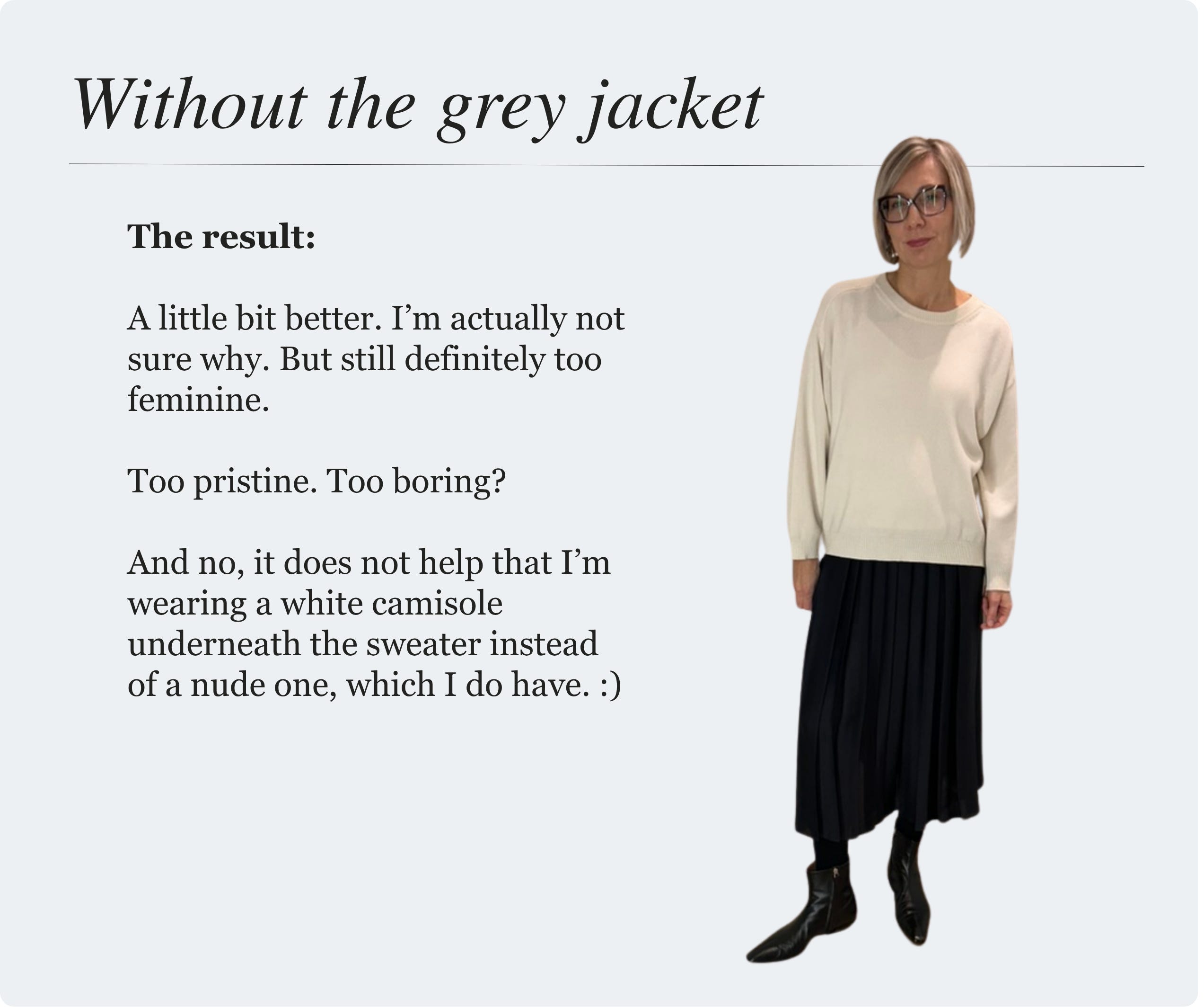 Objectifying Outfits One Outfit That Wouldn’t Behave - On Shopping My Closet