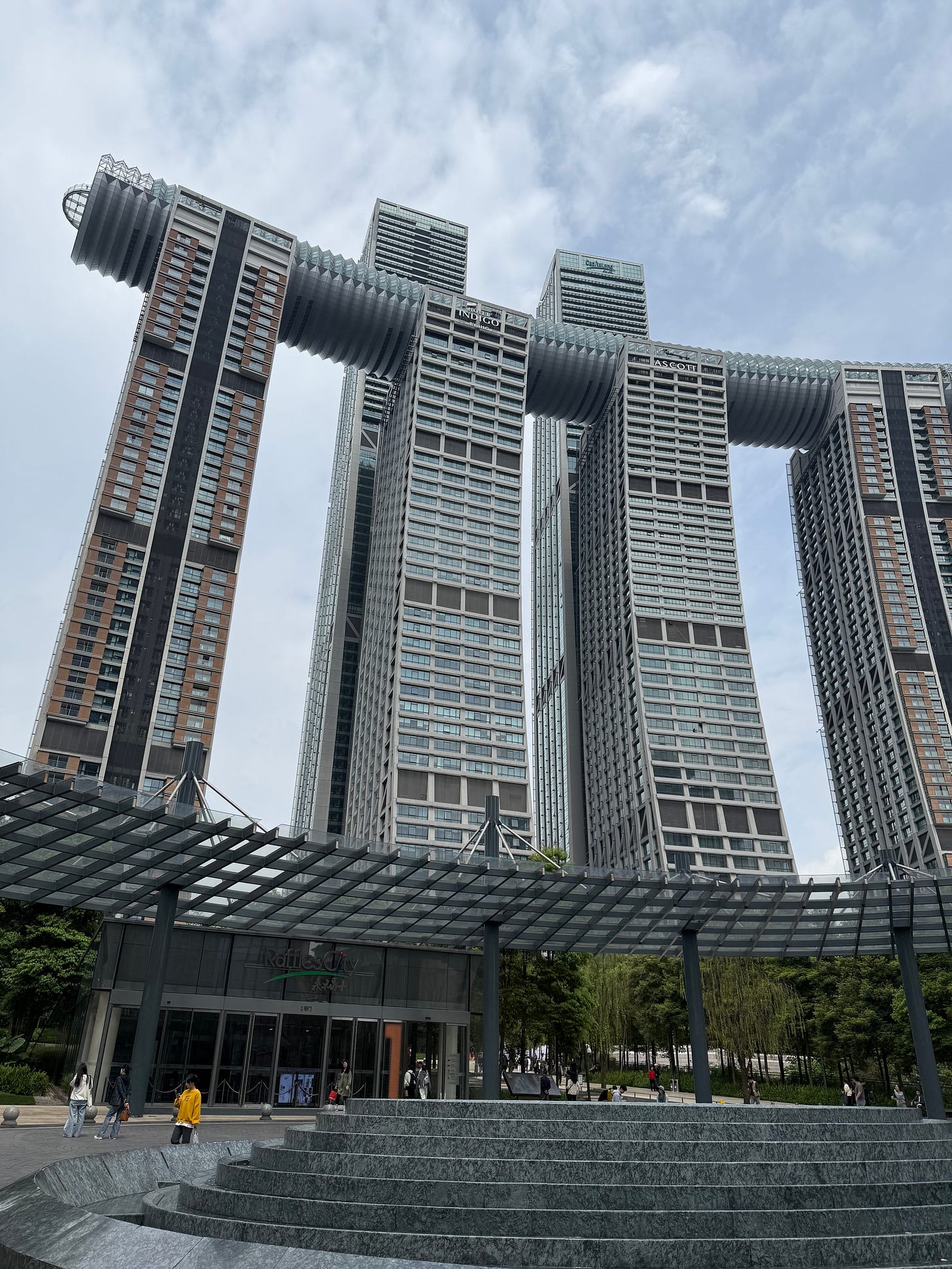 The Raffles City, Chongqing.