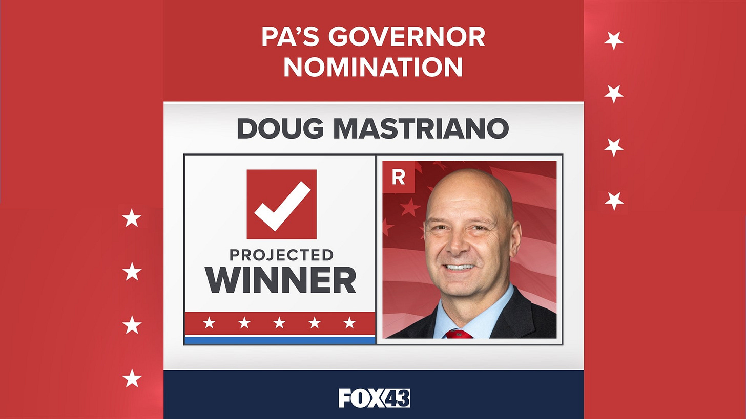 Mastriano wins Republican nomination for Pa. governor | fox43.com