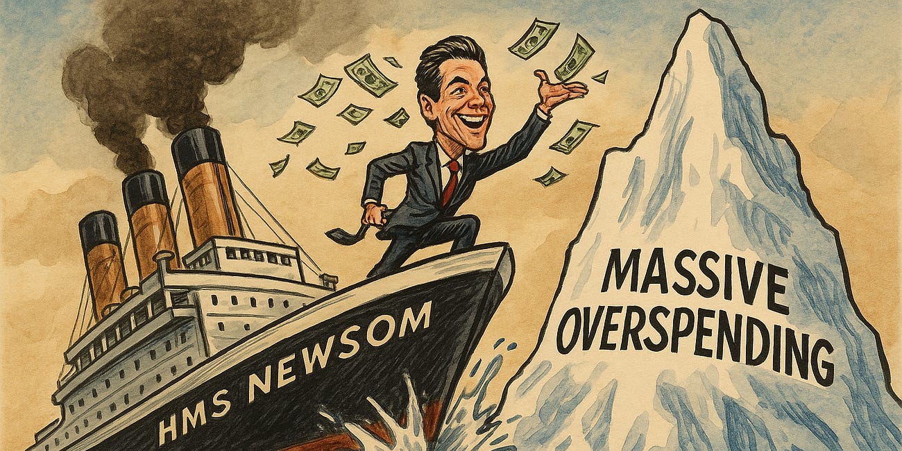 California Faces a Massive Budget Shortfall — Because Newsom Can’t Stop Spending
