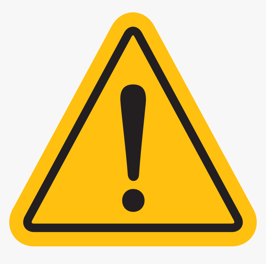 Caution - Warning Symbol, HD Png Download - kindpng