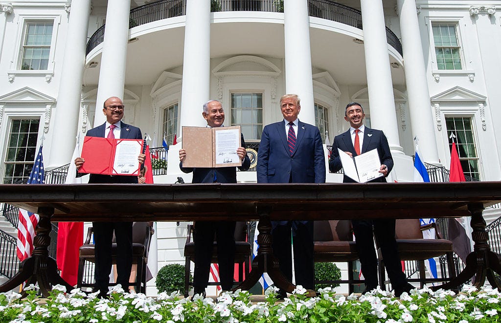 The signing of the Abraham Accords