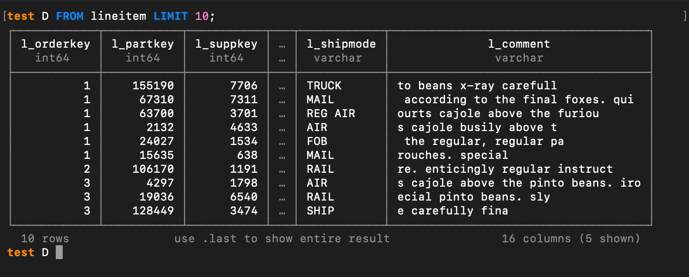 DuckDB Basics: Using SQL in the CLI - by Hoyt Emerson