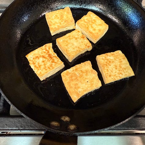 rose harissa tofu