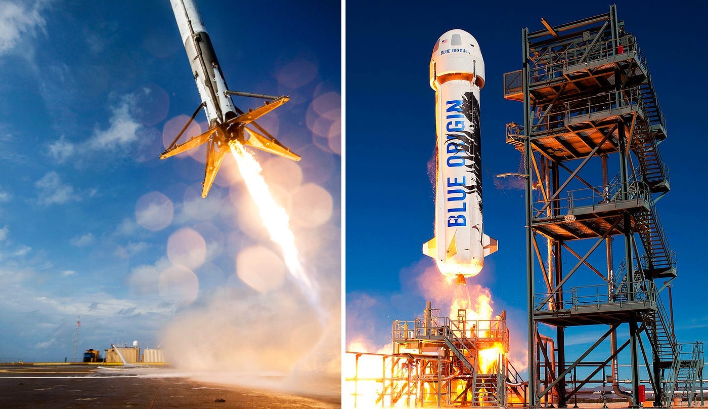 Blue Origin vs SpaceX. Who Will Win the New Space Race… | by Top Boss | Medium Blue Origin vs SpaceX. Who Will Win the New Space Race… | by Top Boss | Medium
