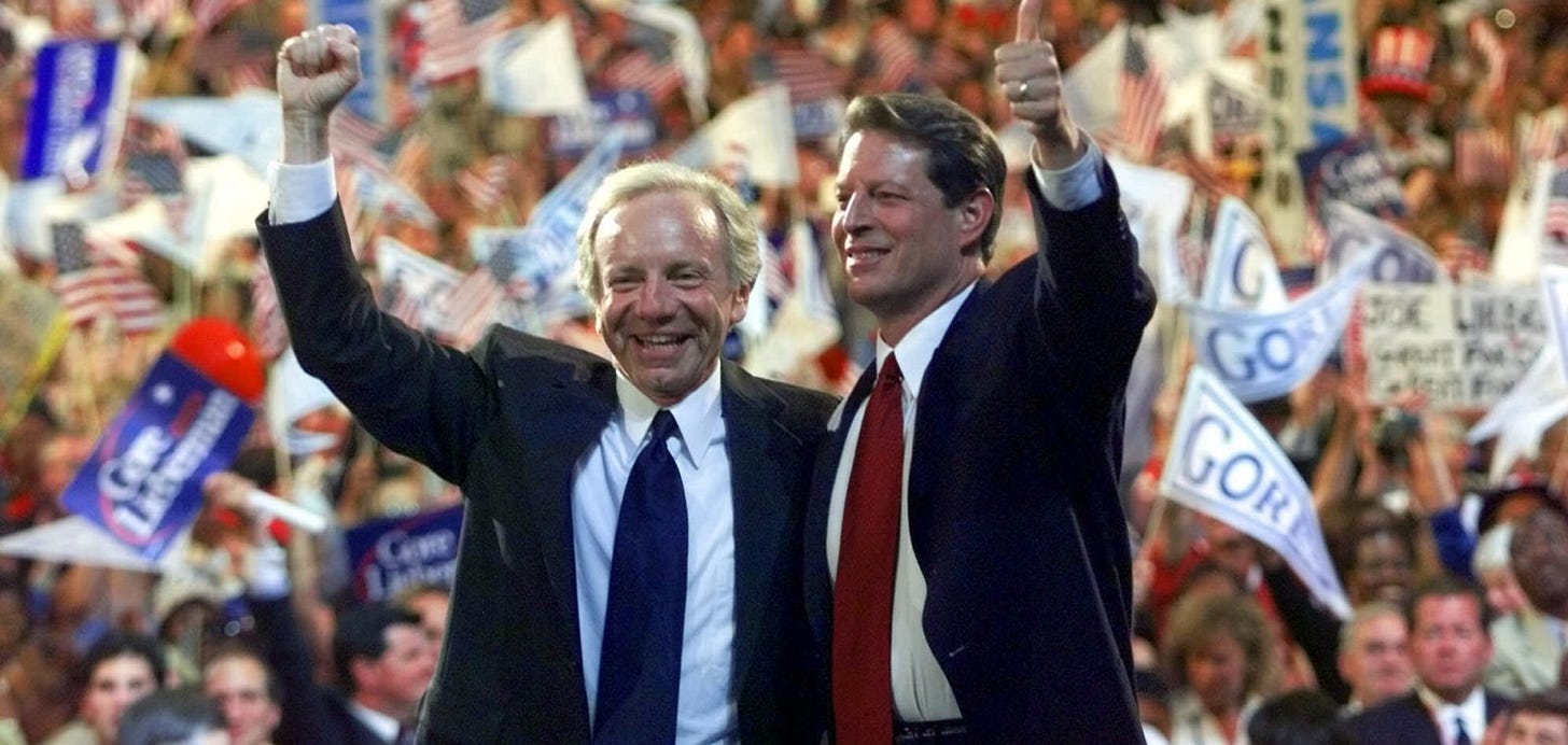 Joe Lieberman reflects back on pick by Al Gore - Jewish Insider