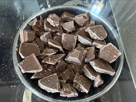 Chocolate Ganache Steps