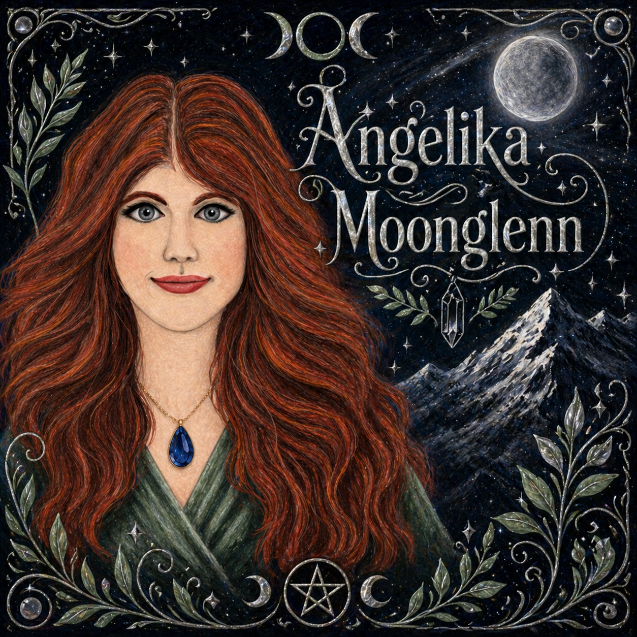 Image of Angelika Moonglenn, protagonist of the stories.
