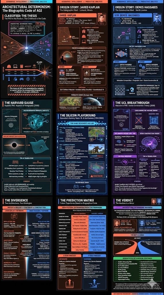 Architectural Determinism: The Biographic Code of Artificial General Intelligence