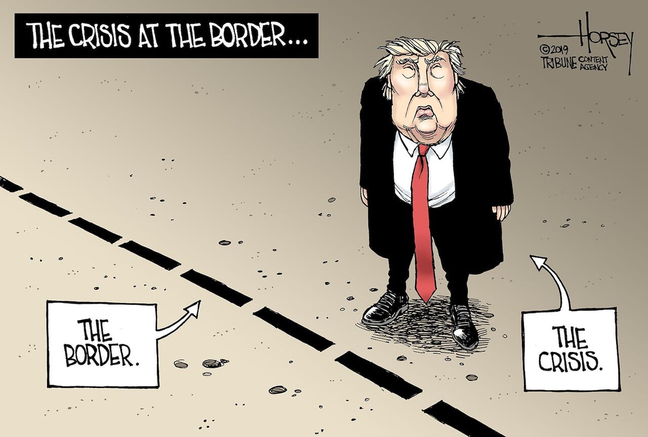 2019 editorial cartoon year in review: President Trump at the center of the  storm - syracuse.com