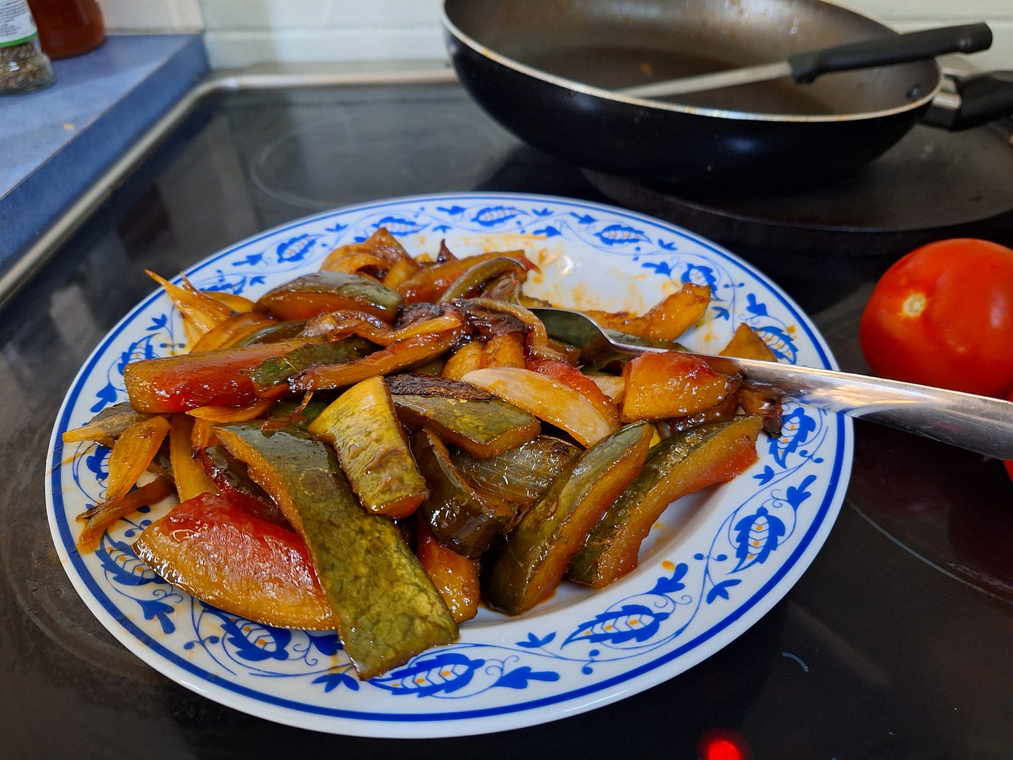 Like the watermelon rind, this plate was also free