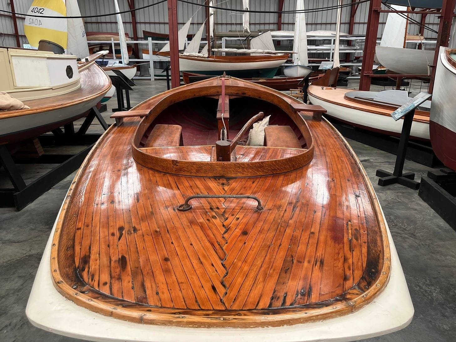 A wooden boat in a building
AI-generated content may be incorrect. A wooden boat in a building
AI-generated content may be incorrect.