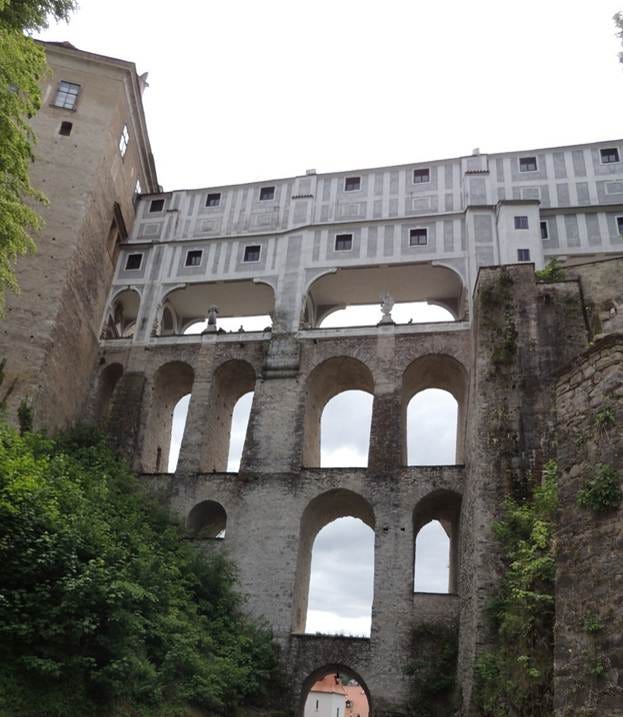 A stone building with many arches

AI-generated content may be incorrect.