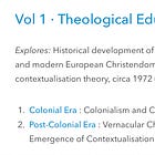 Theological Education in Historical Perspective