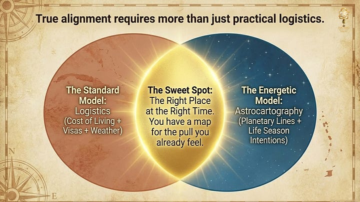 Astro cartography Mapping Your Soul to the Stars and Soil