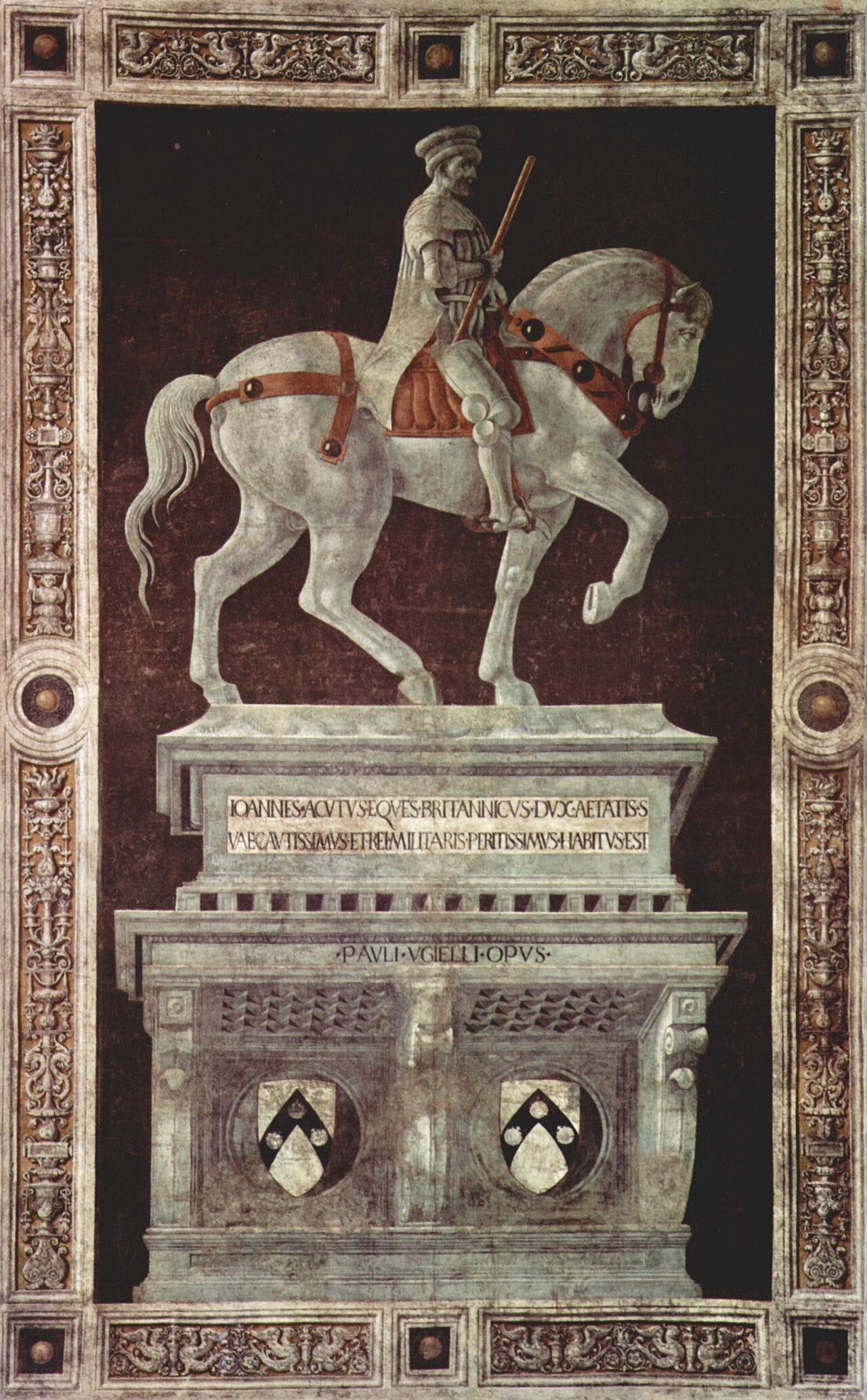 John Hawkwood equestrian monument by Uccello