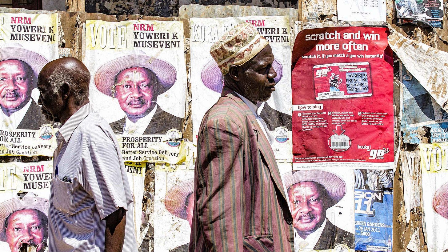 Uganda's Election : Uganda's election violence cycle worsens as Bobi Wine's  opposition puts Museveni on his toes