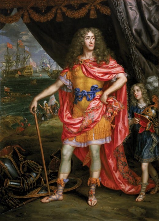 James, Duke of York, 1633–1701, by Henri Gascar, 1672/3. Reproduced with permission of the National Maritime Museum.