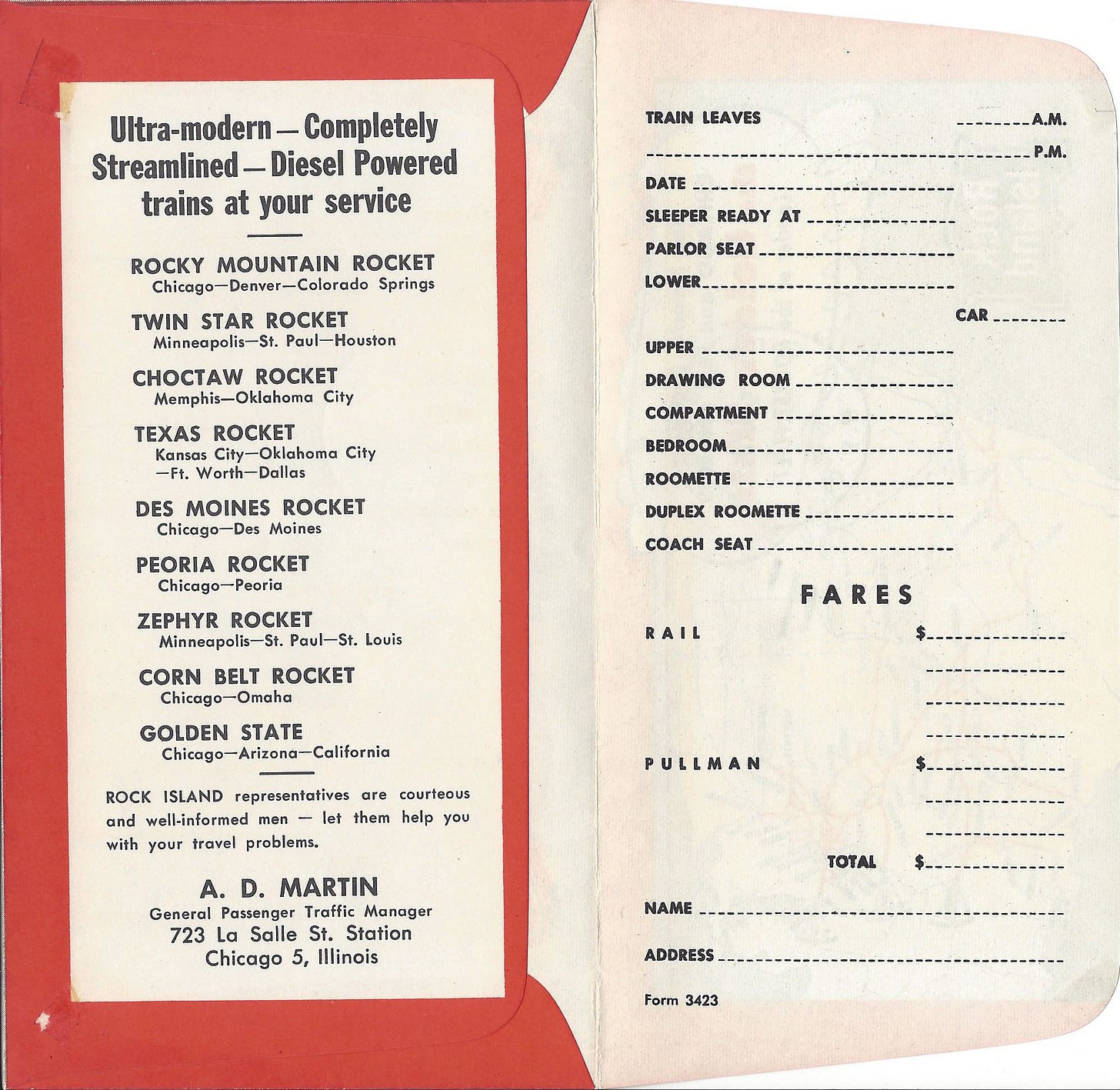 Inside of the envelope