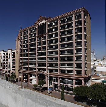 El hotel Gran Real Gran Plaza en Aguascalientes