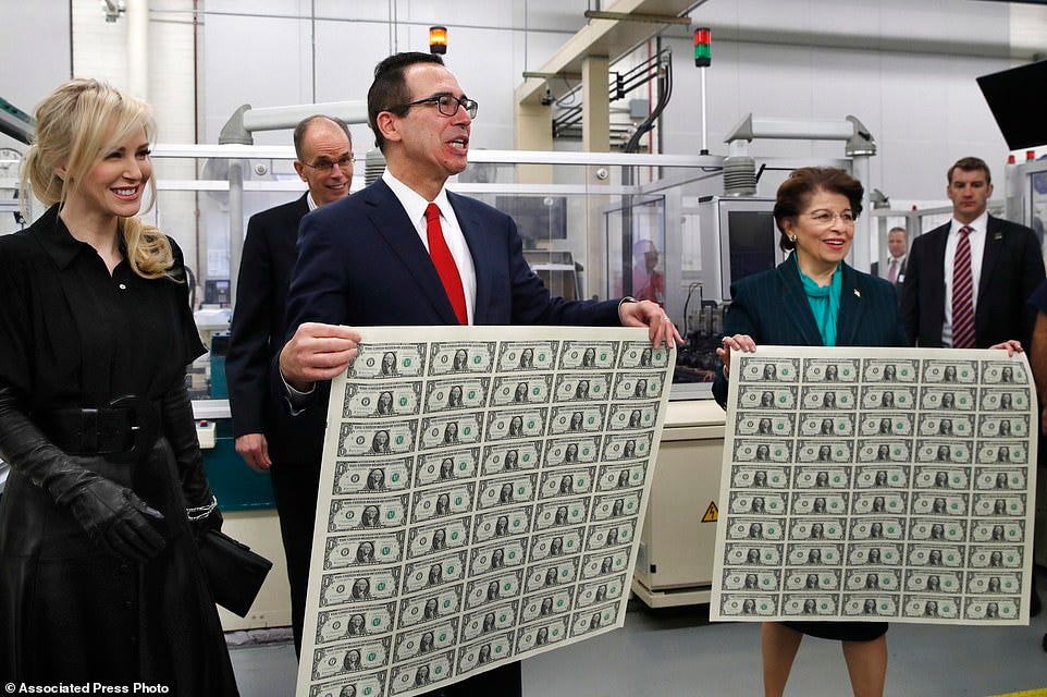 printing press paper money